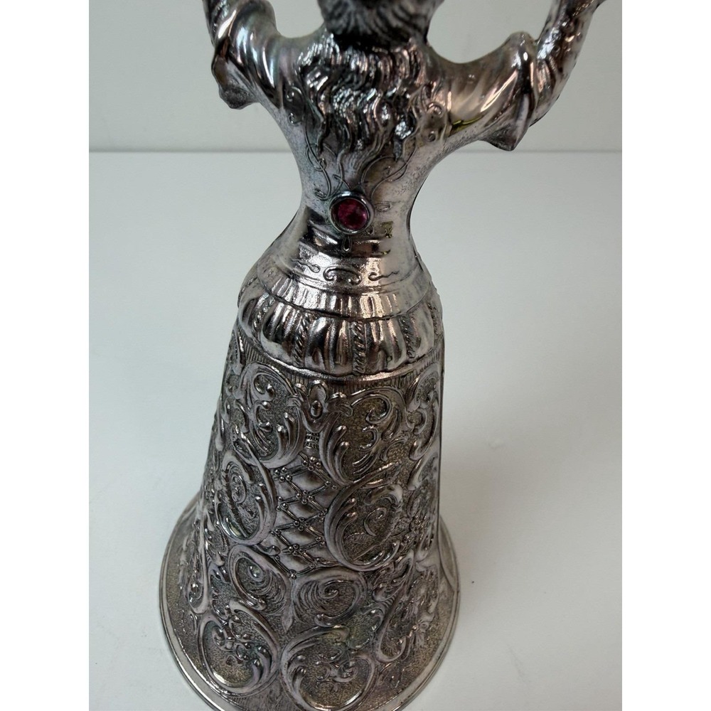 Silver Plated Wedding Cup German Chalice Lady Bridal Toasting Vintage - Picture 6 of 8